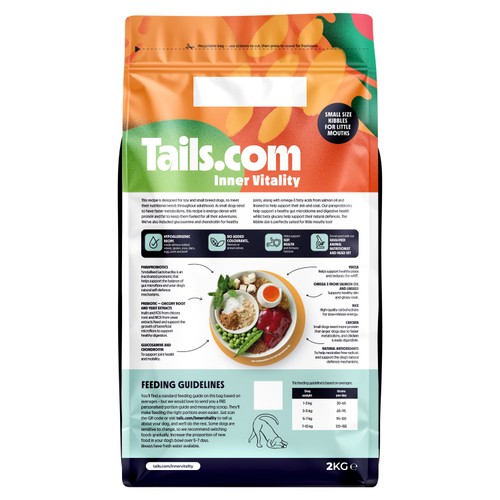 Tails.com Inner Vitality Toy & Small Adult Dog Dry Food Chicken