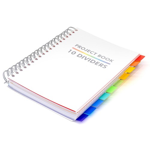 Pukka Pad White Project Book with 10 Dividers B5 White 
