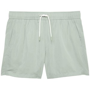 Mens Quick Dry Plain Swim Shorts, 'L 'Medium, Pistachio