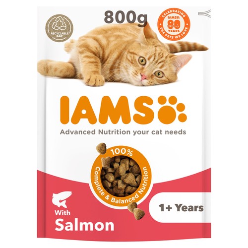 IAMS Advanced Nutrition Adult Cat Food With Salmon