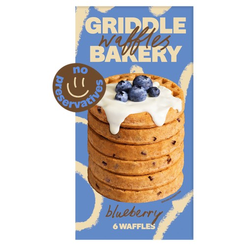 Griddle Bakery Blueberry Wholegrain Toaster Waffles