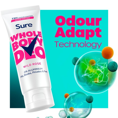 Sure Women Whole Body Wild Rose Cream Deodorant