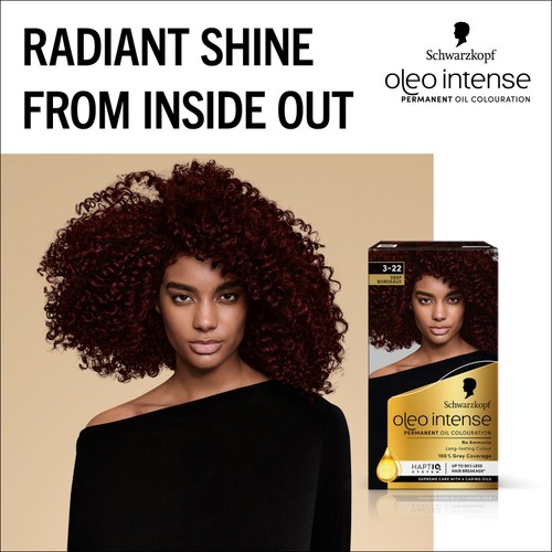 Schwarzkopf Oleo Intense Permanent Oil Colour 3-22 Deep Bordeaux Hair Dye