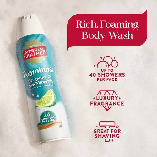 Imperial Leather Energising Foamburst Bergamot and Sea Minerals