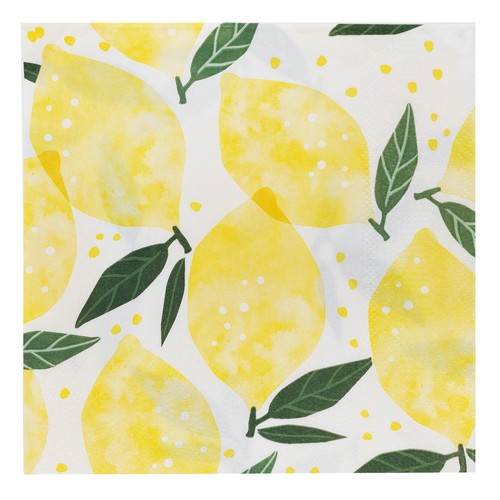 Table Fun Lemon Paper Party Napkins