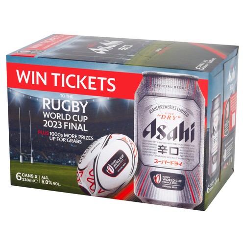 Asahi Super Dry Beer Lager Cans