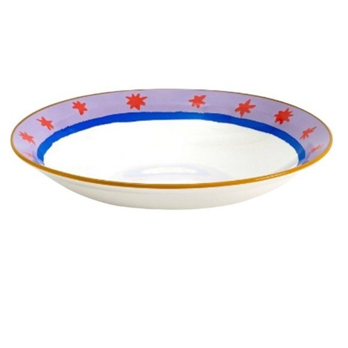 Eleanor Bowmer Electric Coast Red Star Pasta Bowl