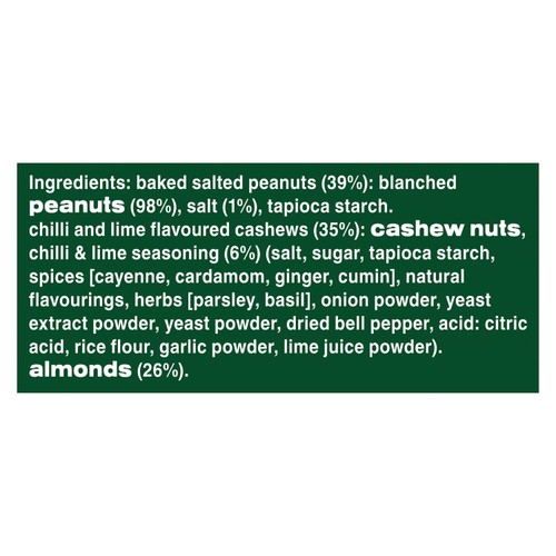 Graze Chilli & Lime Protein Mixed Nuts Sharing Bag Snack