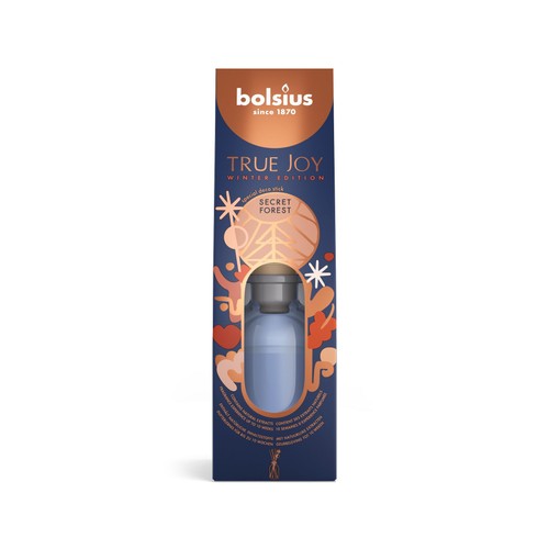 Bolsius True Joy Winter Edition Reed Diffuser 80ml -Secret Forest