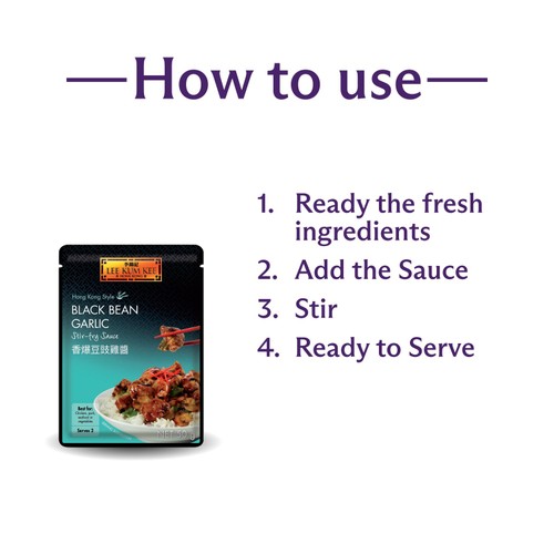 Lee Kum Kee Black Bean Garlic Stir-Fry Sauce