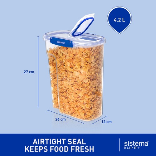 Sistema Klip It Plus 4.2L Rectangular Food Storage Container