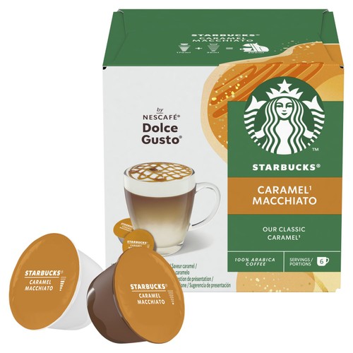 STARBUCKS Caramel Macchiato Coffee Pods by NESCAFE Dolce Gusto