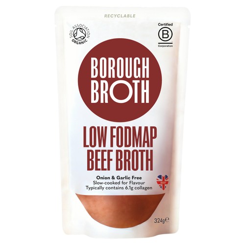 Borough Broth Organic Low FODMAP Beef Broth