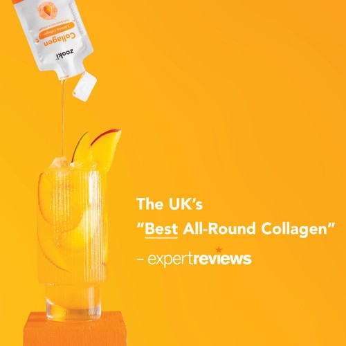 Zooki Marine Collagen 5,000mg, Mango Peach Sachets