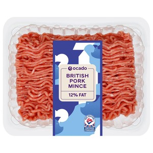 Ocado British Pork Mince 12% Fat