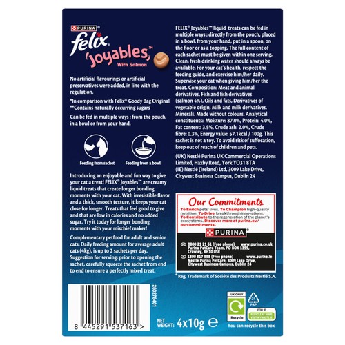 FELIX Joyables Salmon Liquid Cat Treat
