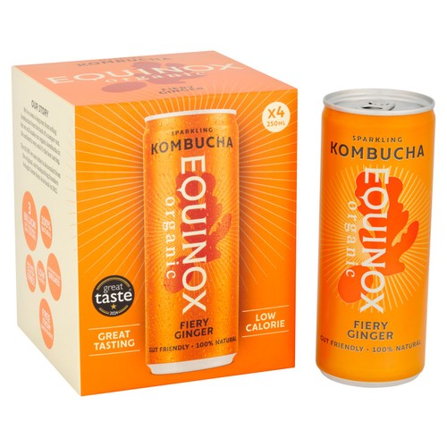 Equinox Organic Fiery ginger Kombucha