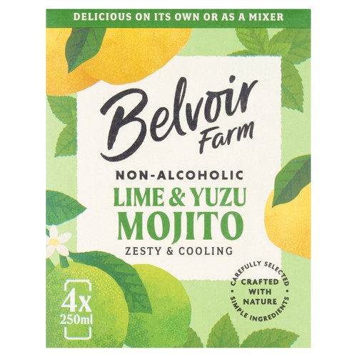 Belvoir Farm Non Alcoholic Lime & Yuzu Mojito