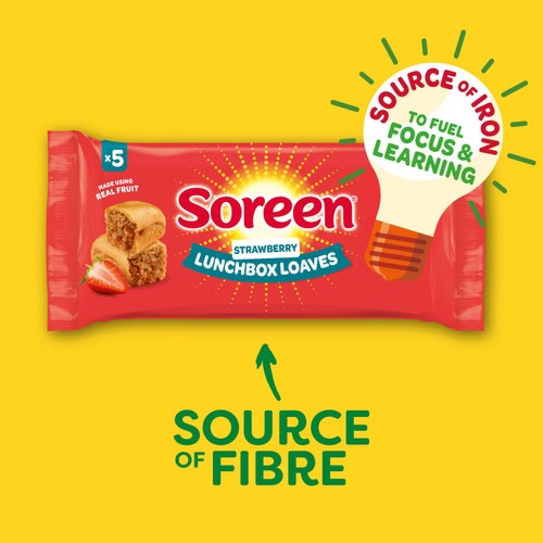 Soreen Lunchbox Loaves Strawberry