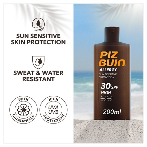 Piz Buin Allergy Sensitive Skin Sun Lotion SPF30