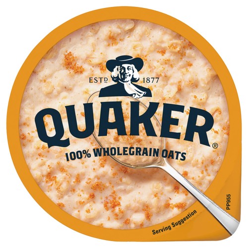 Quaker Oat So Simple Caramelised Biscuit Porridge Cereal Pot