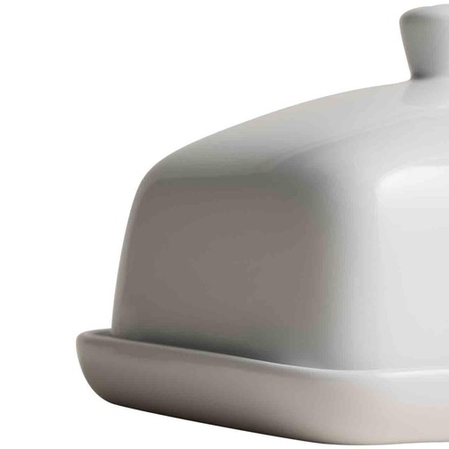 M&S Maxim Butter Dish, White