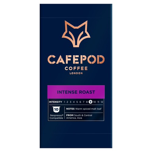 CafePod Intense Roast Nespresso Compatible Aluminium Coffee Pods