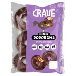 Crave Free From 6 Choccy Dodoughs Doughnuts