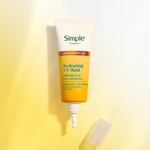 Simple Hydrating UV Face Fluid Moisturiser SPF50