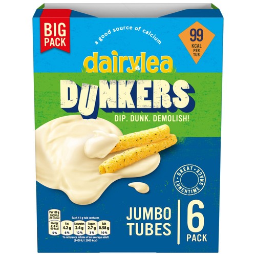 Dairylea Dunkers Jumbo Tubes Cheese Snacks