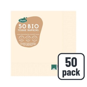 White Compostable Paper Napkins