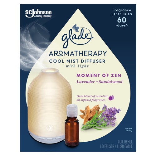Glade Aromatherapy Mist Diffuser Holder Moment of Zen