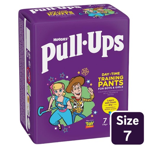Huggies Pull-Ups Day Time Unisex Training Nappy Pants Size 7 - 18 Pants