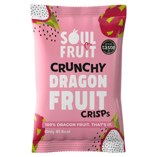 Soul Fruit Freeze Dried Dragon Fruit Crisps