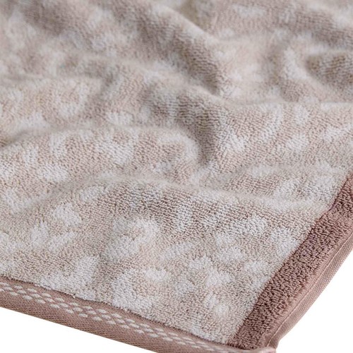 M&S Linen Hand Towel, Leopard Print