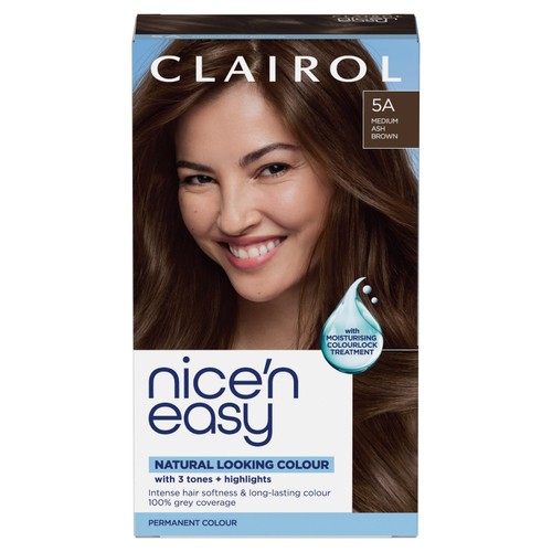 Clairol Nice'n Easy Hair Dye, 5A Medium Ash Brown