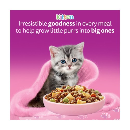 Whiskas 2-12mnths Kitten Dry Cat Food with Chicken