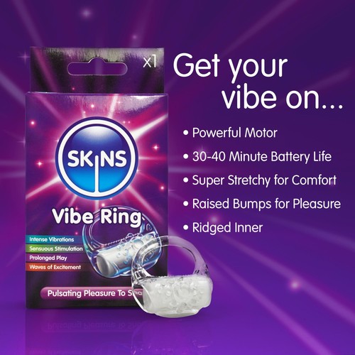 Skins Vibrating Ring Retail Pack