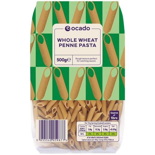 Ocado Whole Wheat Penne