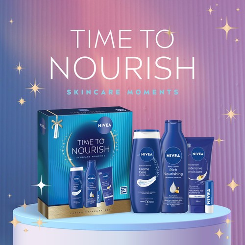 NIVEA Nourish Time Trio Gift Set