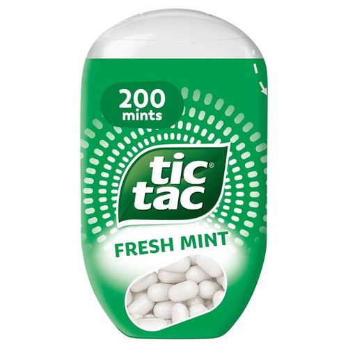 Tic Tac Fresh Mint Mini Sweets Bottle Pack, 98g Tic Tac Fresh Mint Mini Sweets Bottle Pack, 98g