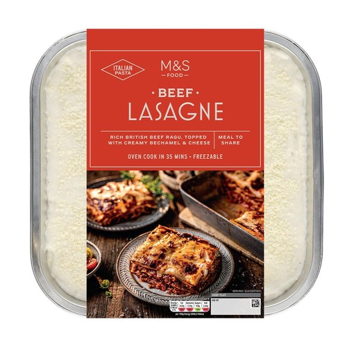 M&S Beef Lasagne Serves 4