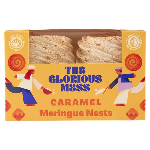 The Glorious Mess Caramel Meringue Nests