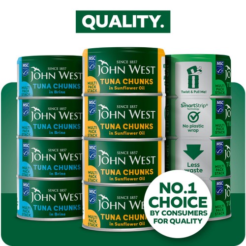John West Tuna Chunks in Sunflower Oil MSC