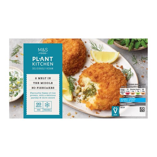 M&S Plant Kitchen Vegan 2 No Fish Cakes