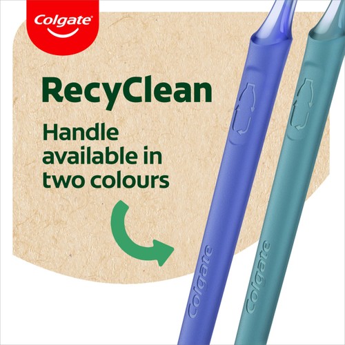 Colgate Recyclean Medium Manual Toothbrush 