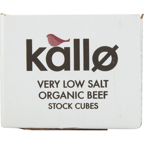 Kallo Organic Very Low Salt Beef Stock Cubes