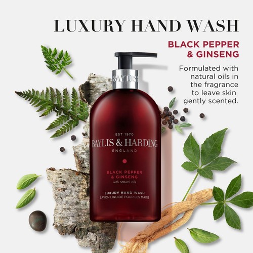 Baylis & Harding Black Pepper & Ginseng Hand Wash