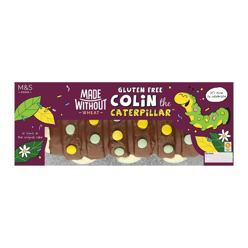 M&S Made Without Wheat Gluten Free Colin The Caterpillar