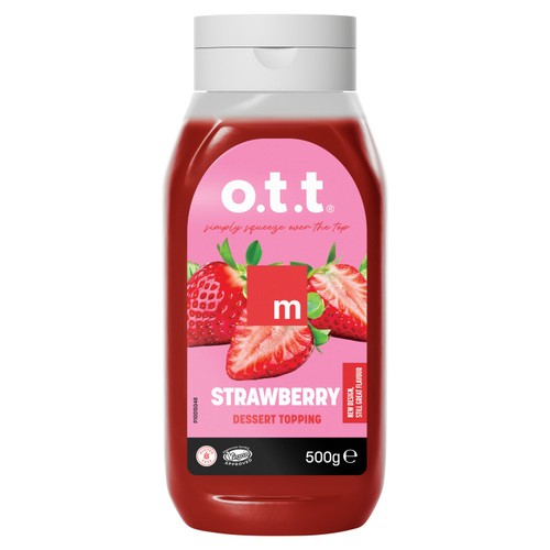 Macphie O.T.T Strawberry Dessert Topping